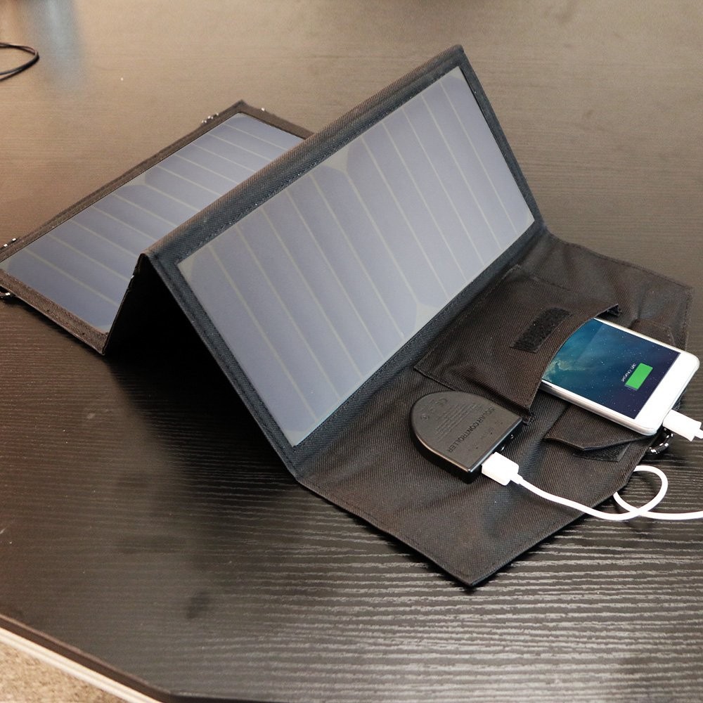 Flexible Foldable Solar Panel 5V 18V Solar Battery Charger 21W Phone Charger
