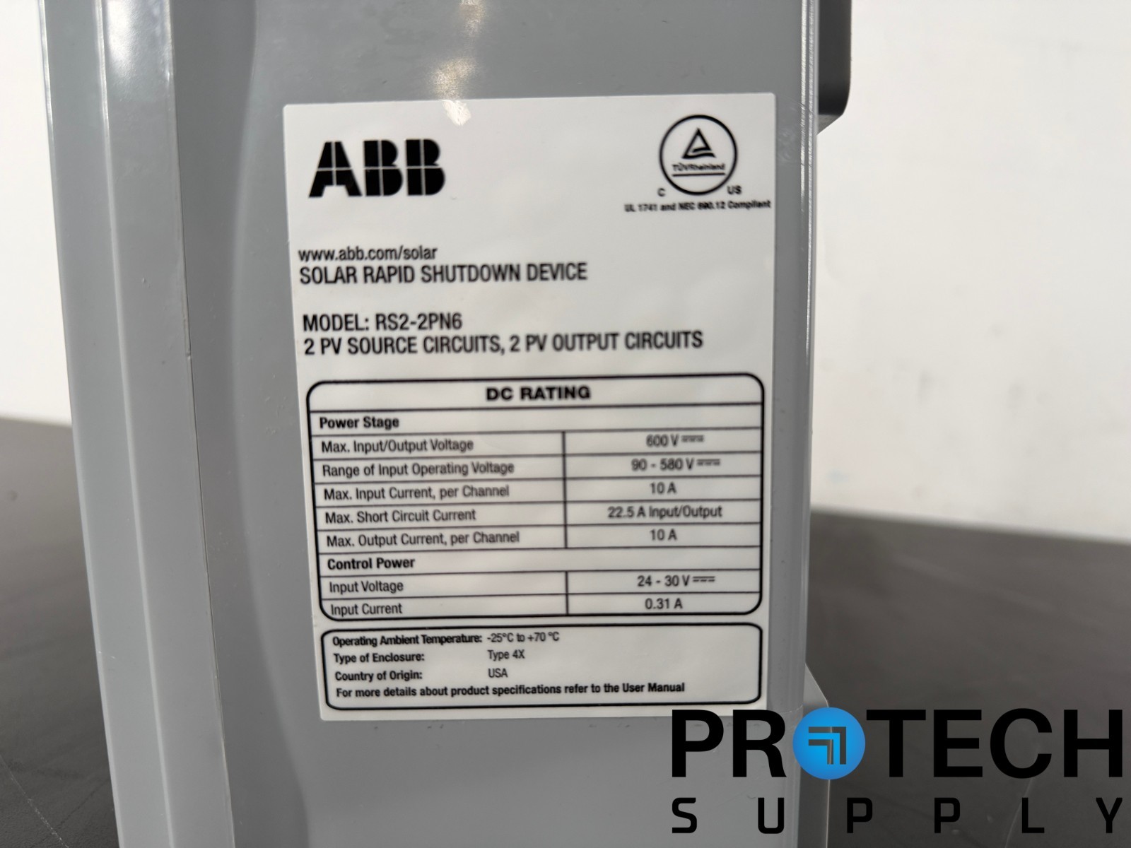 NEW ABB Solar Rapid Shutdown (RSD) System RS2-2PN6 with WARRANTY