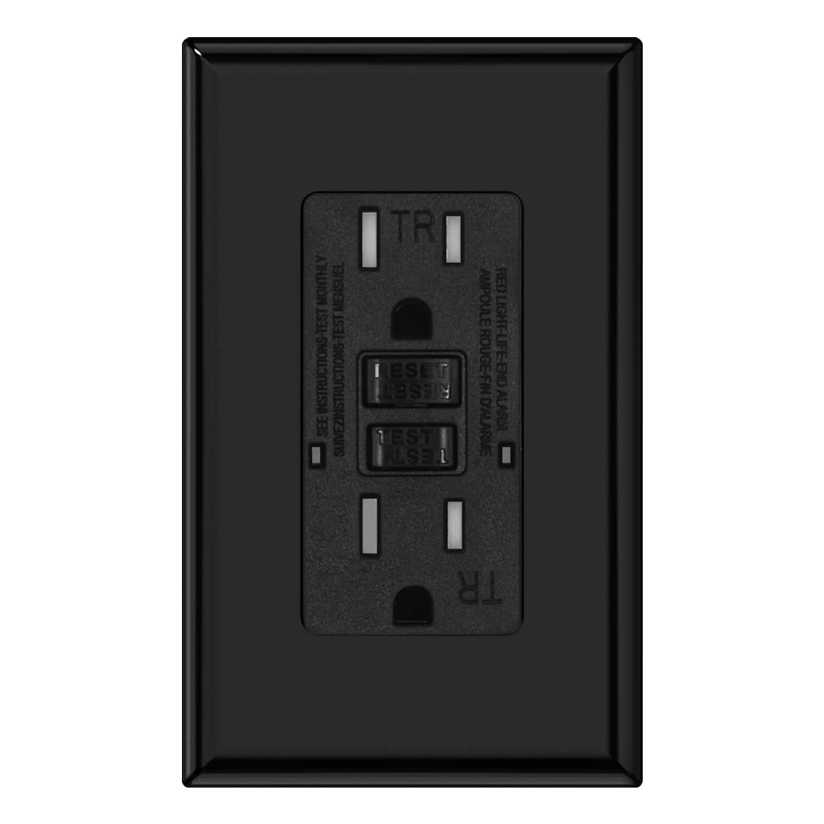 GFCI Outlet, Tamper-Resistant GFI Receptacle with LED Indicator, 15Amp 125Vol…