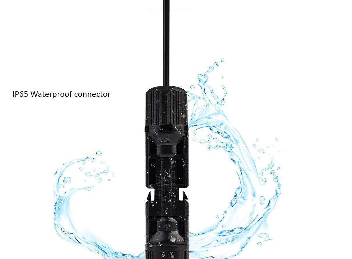 High-Quality 10AWG Solar Connector Cable with SAE to MC-4 Compatibility – 13.8ft