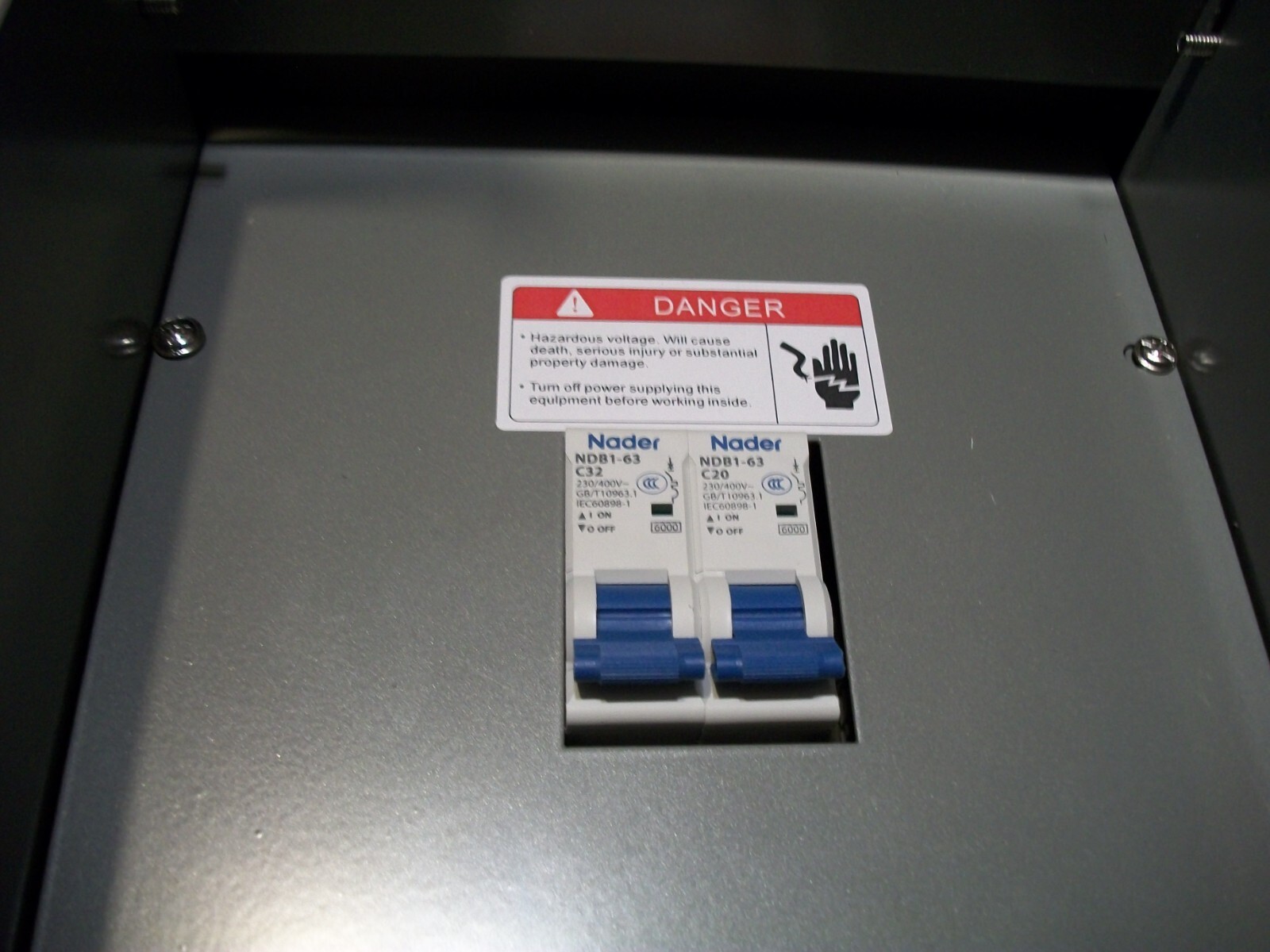 Temporary Power Outlet Panel, RV Electrical 20 and 30-Amp Receptacle (B47)