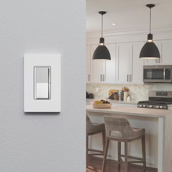 Pico Paddle Remote for On/Off Control of Caseta Smart Switches/Dimmers, White (P