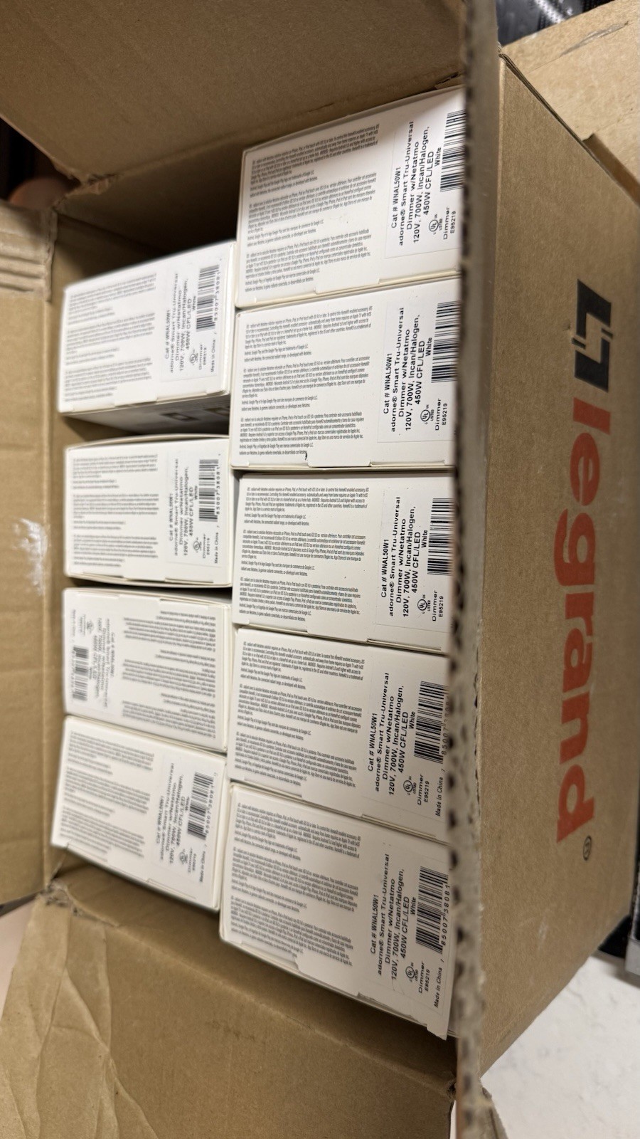 Legrand Smart Tru-Universal Dimmer with Netatmo WNAL50W1