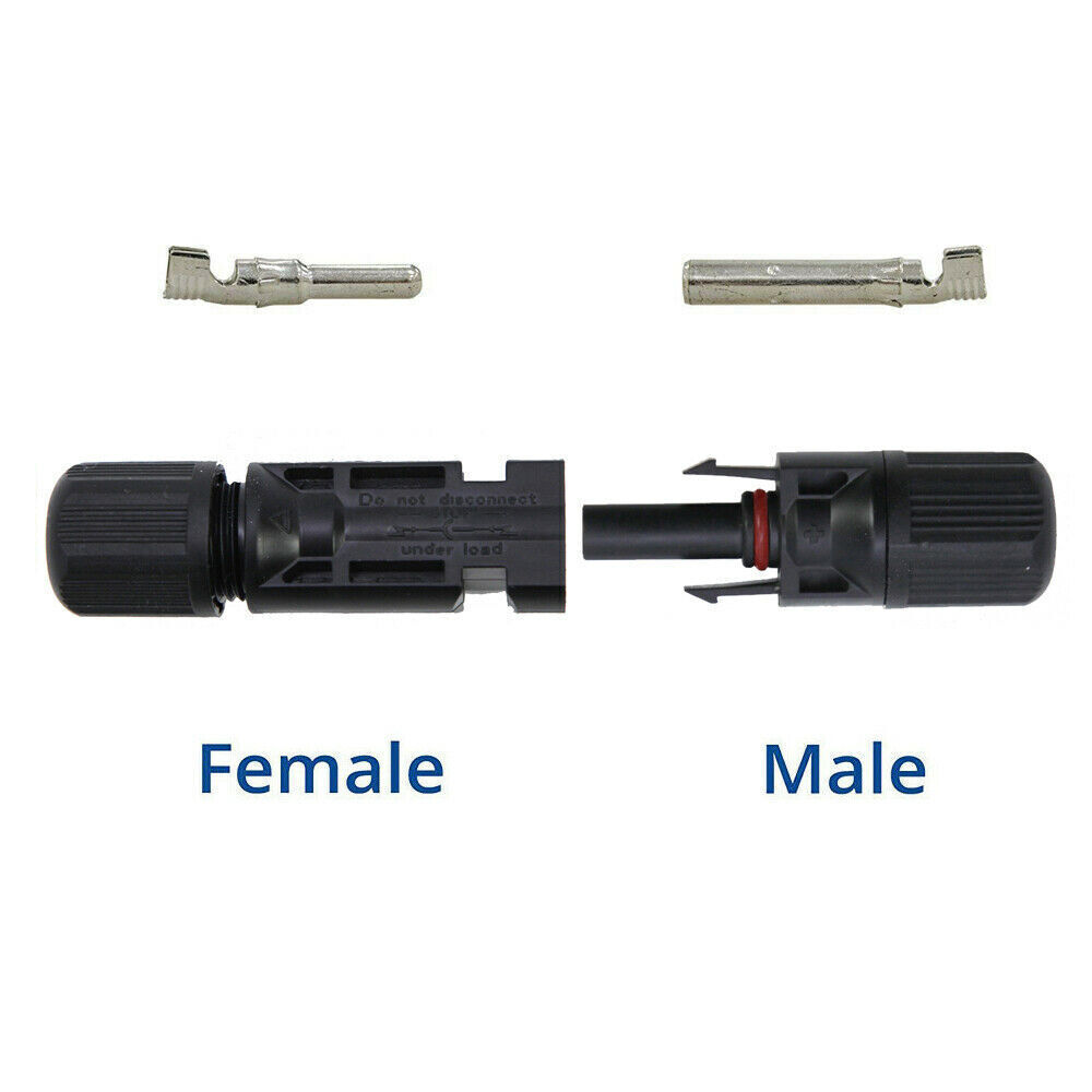 10/20/50 Pairs Solar Panel Cable Wire Connectors Male/Female Waterproof Adapter