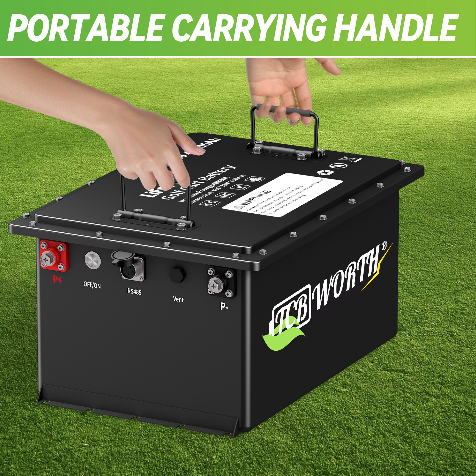 36/48V 105Ah LiFePO4 Lithium Battery 200A BMS for Golf Cart Club Car EZGO TXT