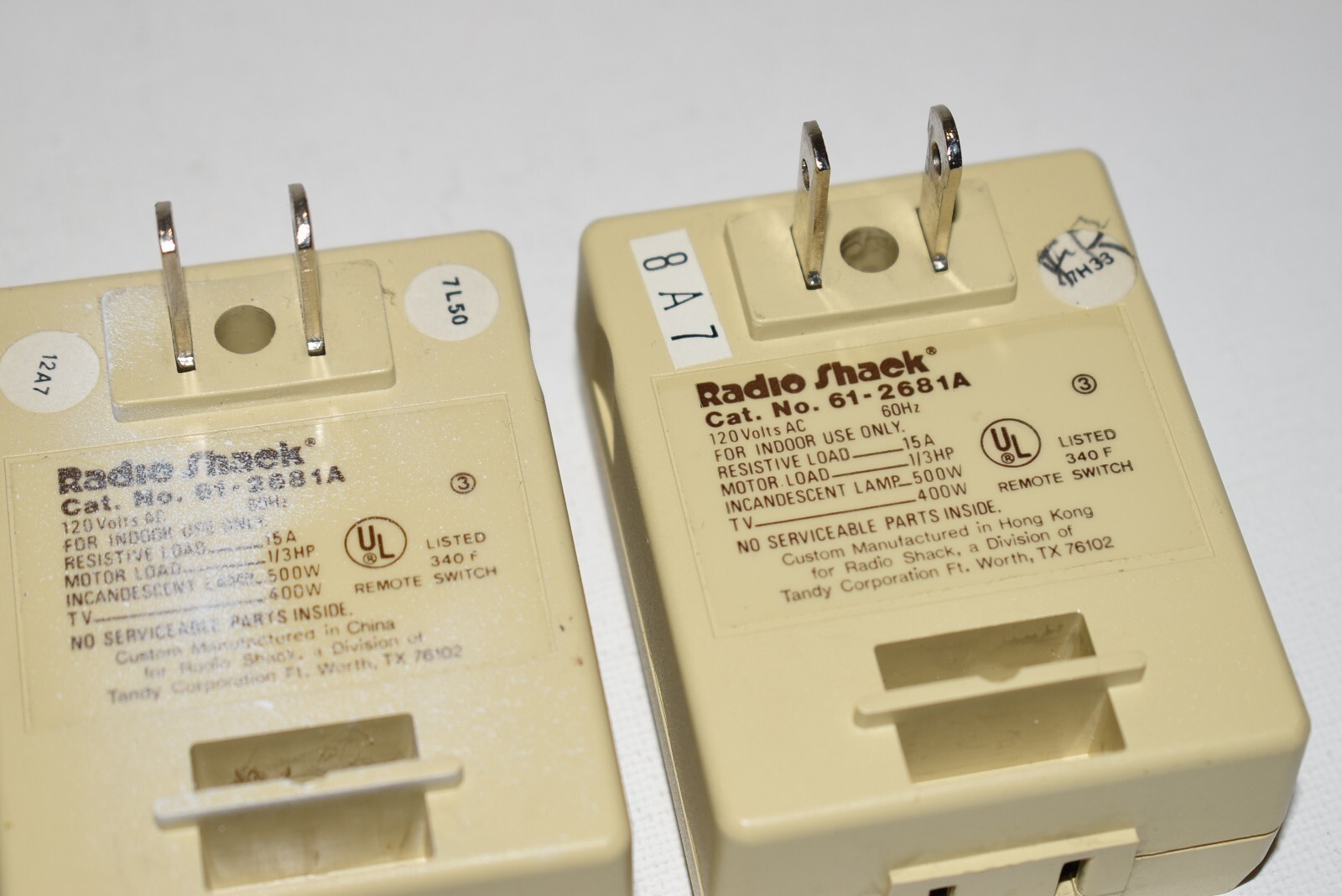 Lot of 3 Radio Shack Appliance Module Plug ‘n Power 120 Volts 61-2681A