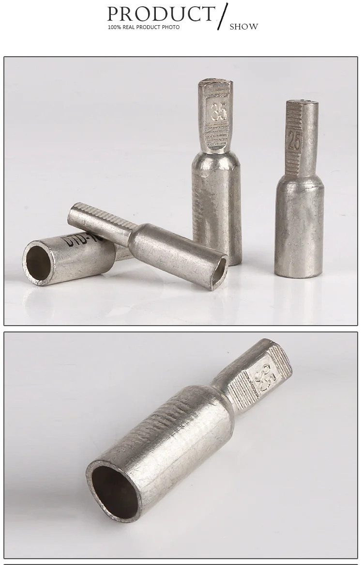 5PCS/10PCS DTD-10/16/25/35/50mm2 Air Switch Terminal Tin Plated Copper C45 Circu