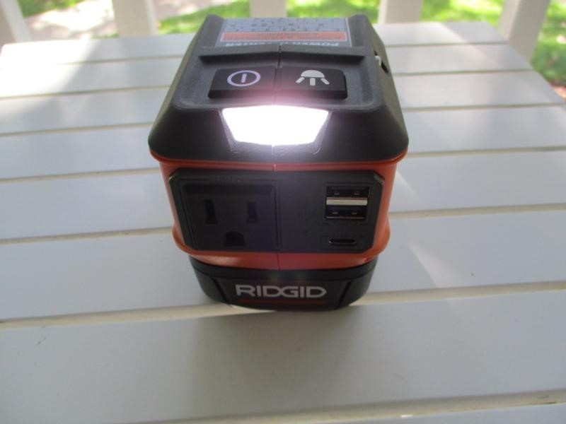 New Ridgid AC86097 18V Cordless 175-Watt Power Inverter (Tool Only)