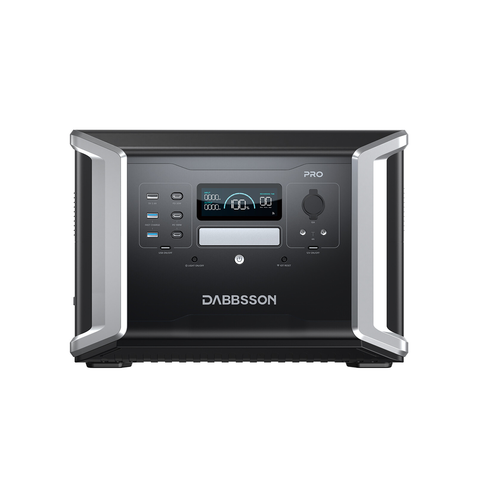 Dabbsson Portable Power Station 2400W Solar Generator for Outdoor Camping Home