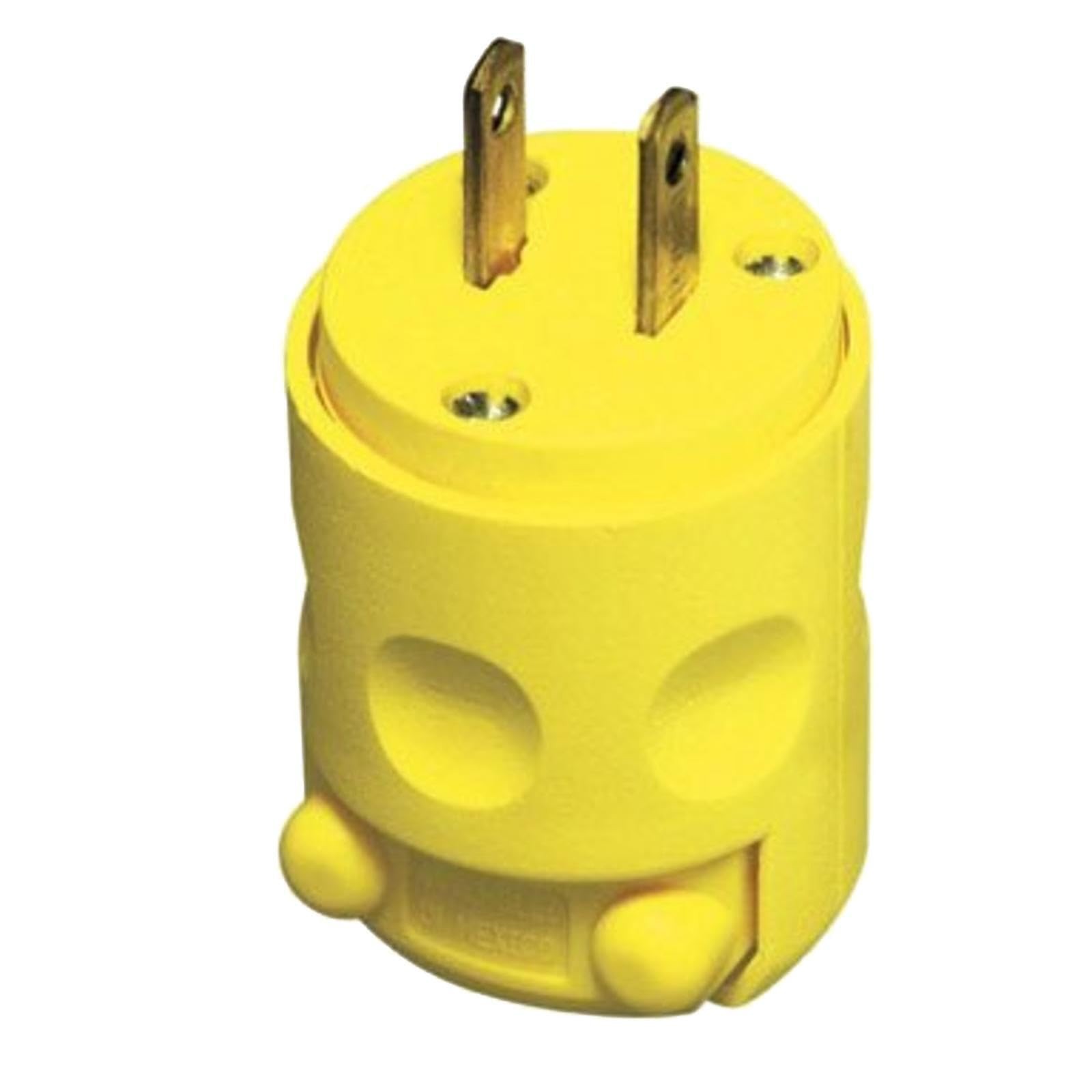 Leviton Plug, Vinyl 2 Wire 15 Amp, 115PV One Size, Multi