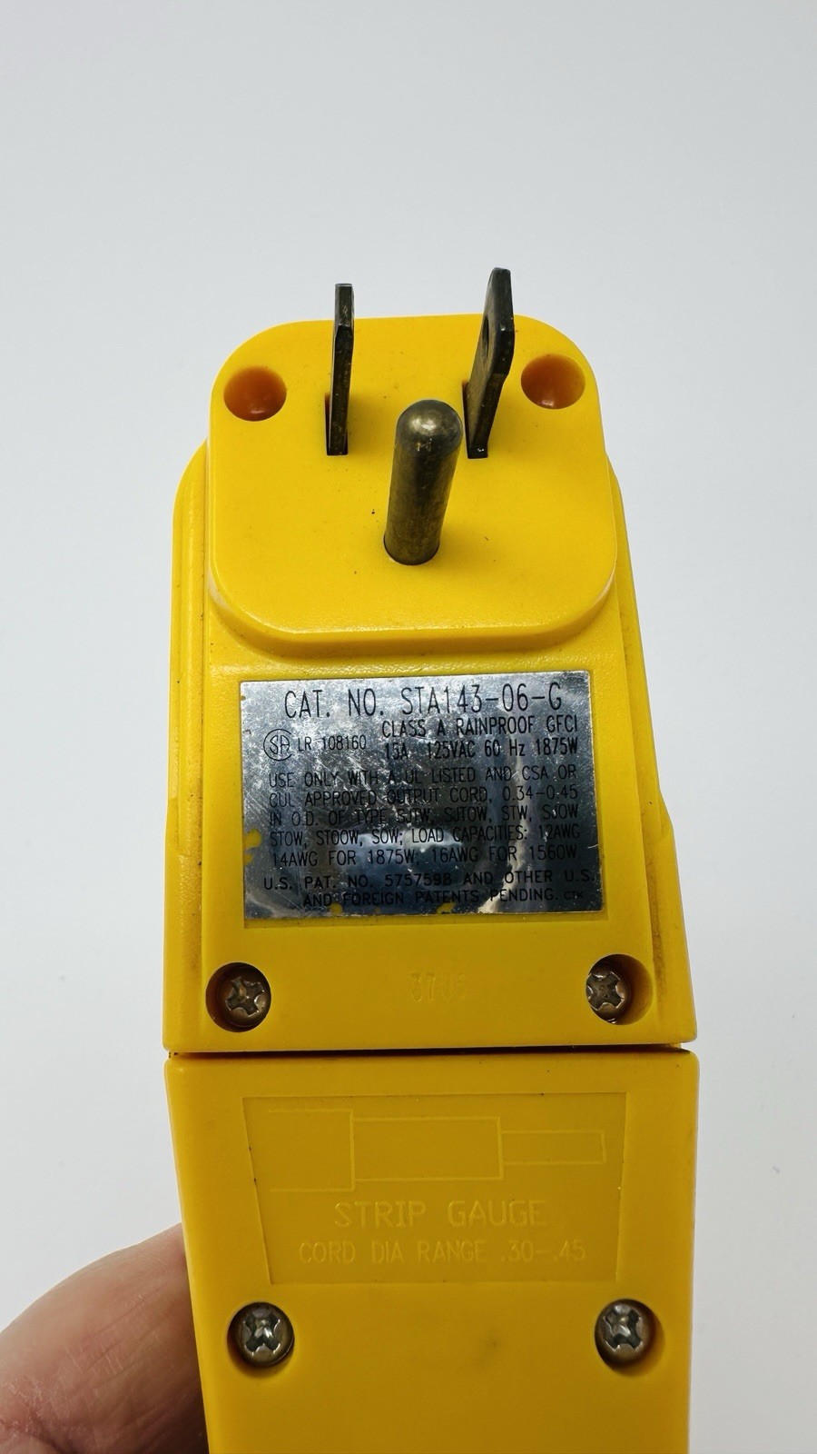 Stanley GFCI (Ground Fault Circuit Interrupter) 6ft Extensions Cable