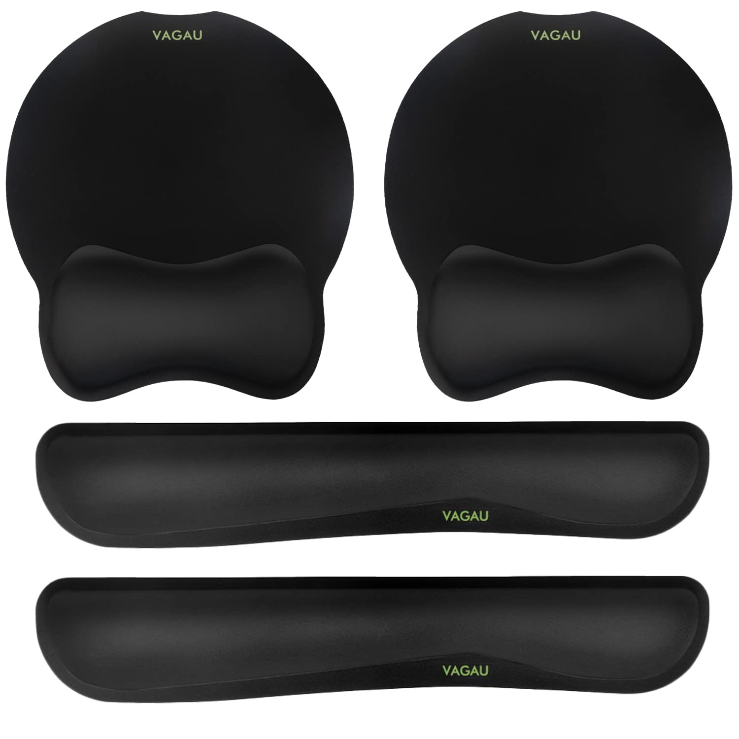 VAGAU Premium Keyboard Wrist Rest and Mouse Pad Wrist Support, Ergonomic Memory