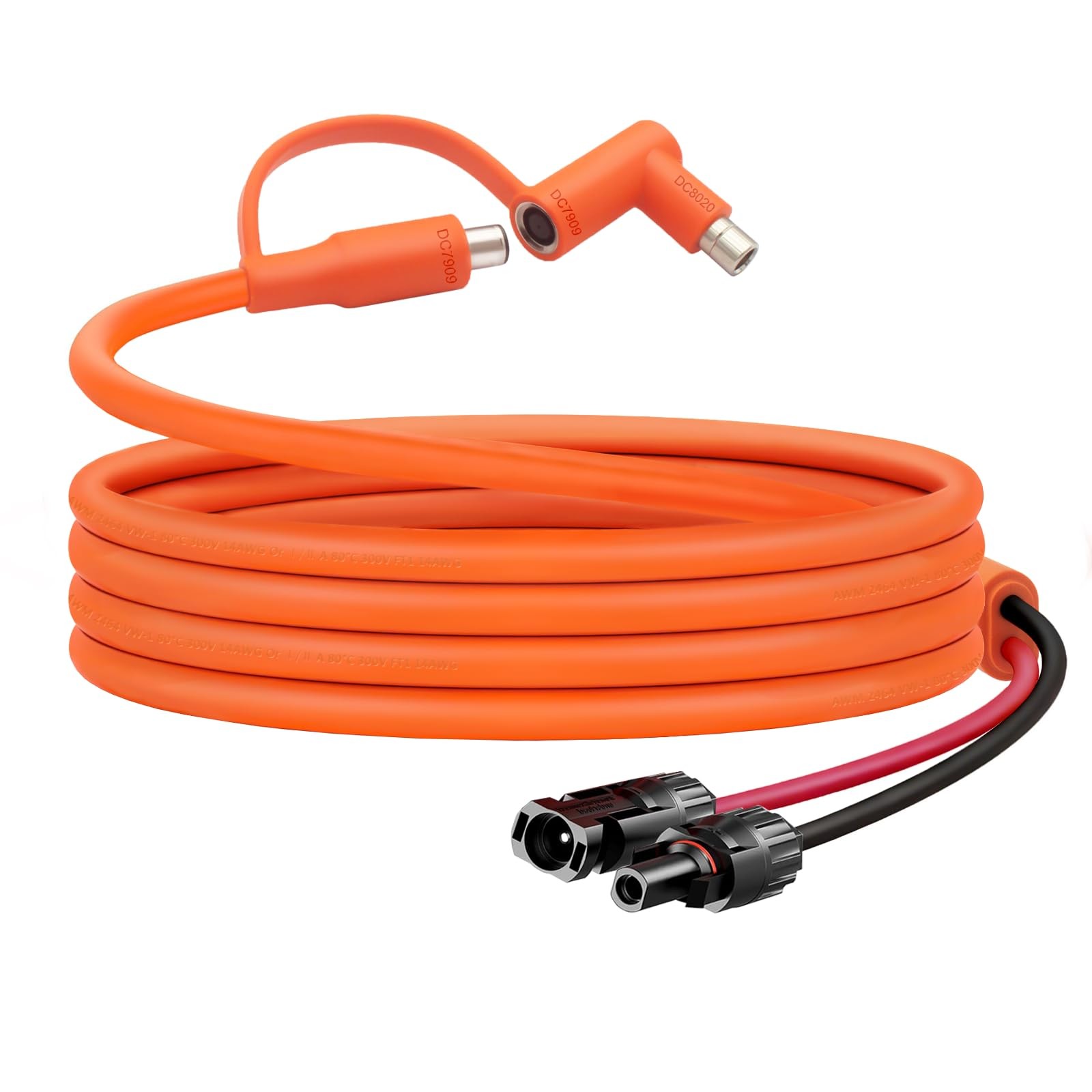 Hoeine 10FT MC4 to 8mm Adapter Cable for Jackery | Universal Solar Panel Conn…