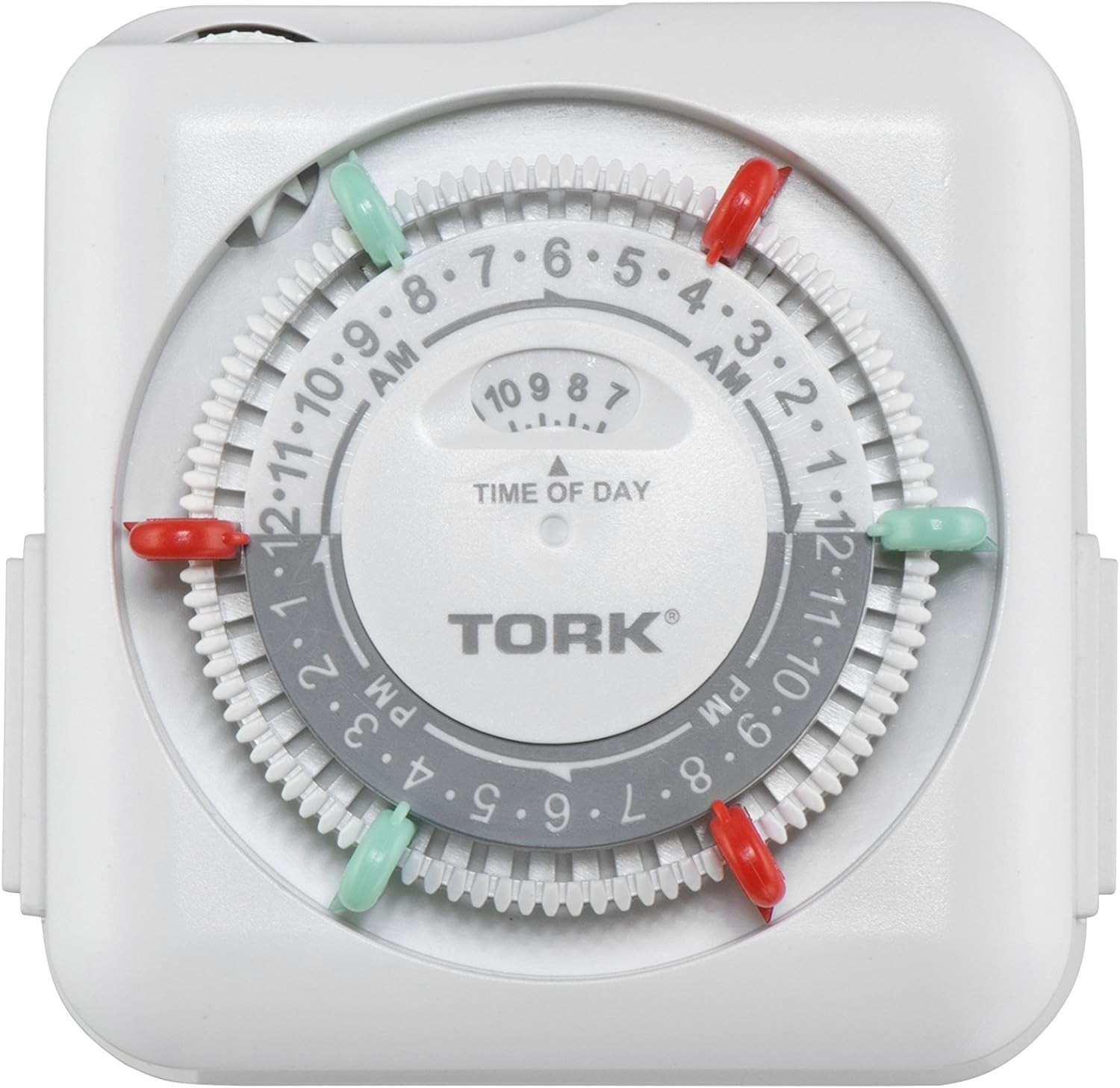 Industries TORK RTN112 Indoor 15-Amp Plug-in Mechanical Appliance Timer 24-Hour