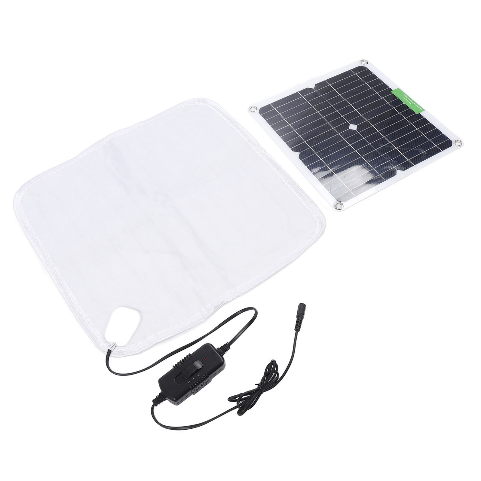 ­Solar Panel Heating Blanket 12V 50W Rapid Uniform Heating Soft Pet Heating Pad