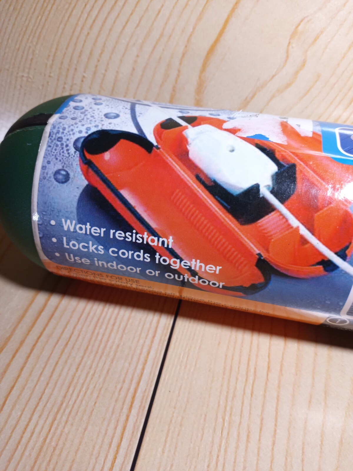 Extension Cord Water Resistant Cover Safety Seal Cord Locks Cords Indoor/Outdoor