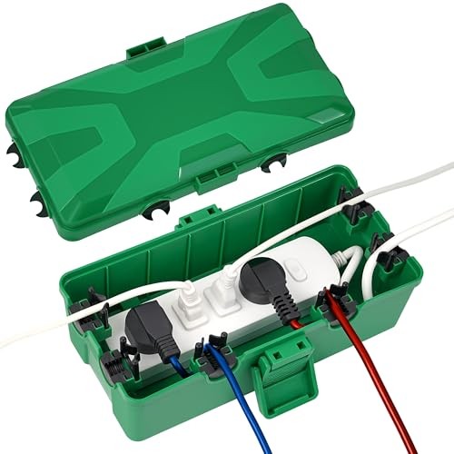 edium Outdoor Electrical Box(10.4x6x4.2inch), IP54 Waterproof, M Green