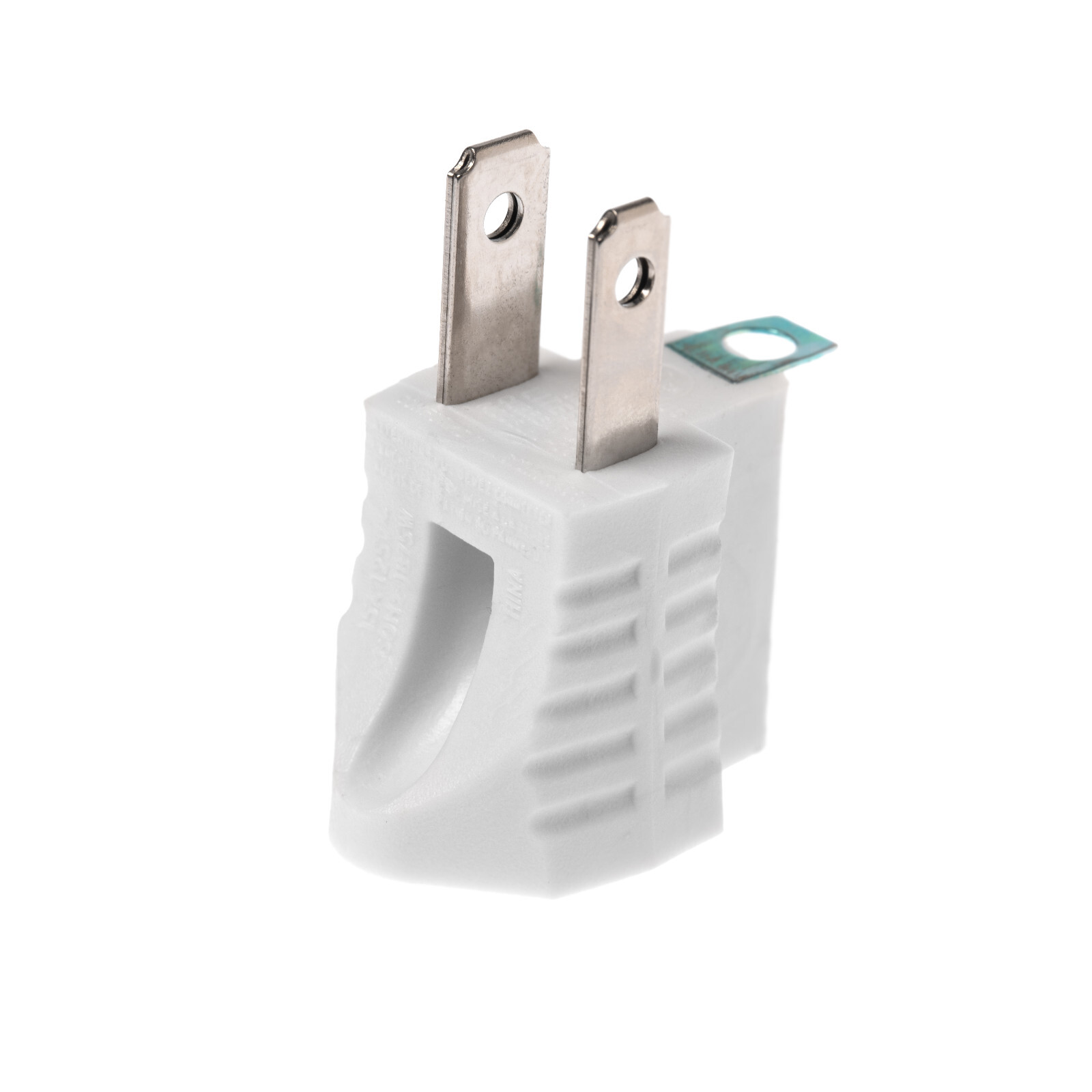 2 Prong to 3 Prong Grounded Outlet Converter Adapter with Polarized Plug – 4 Pak