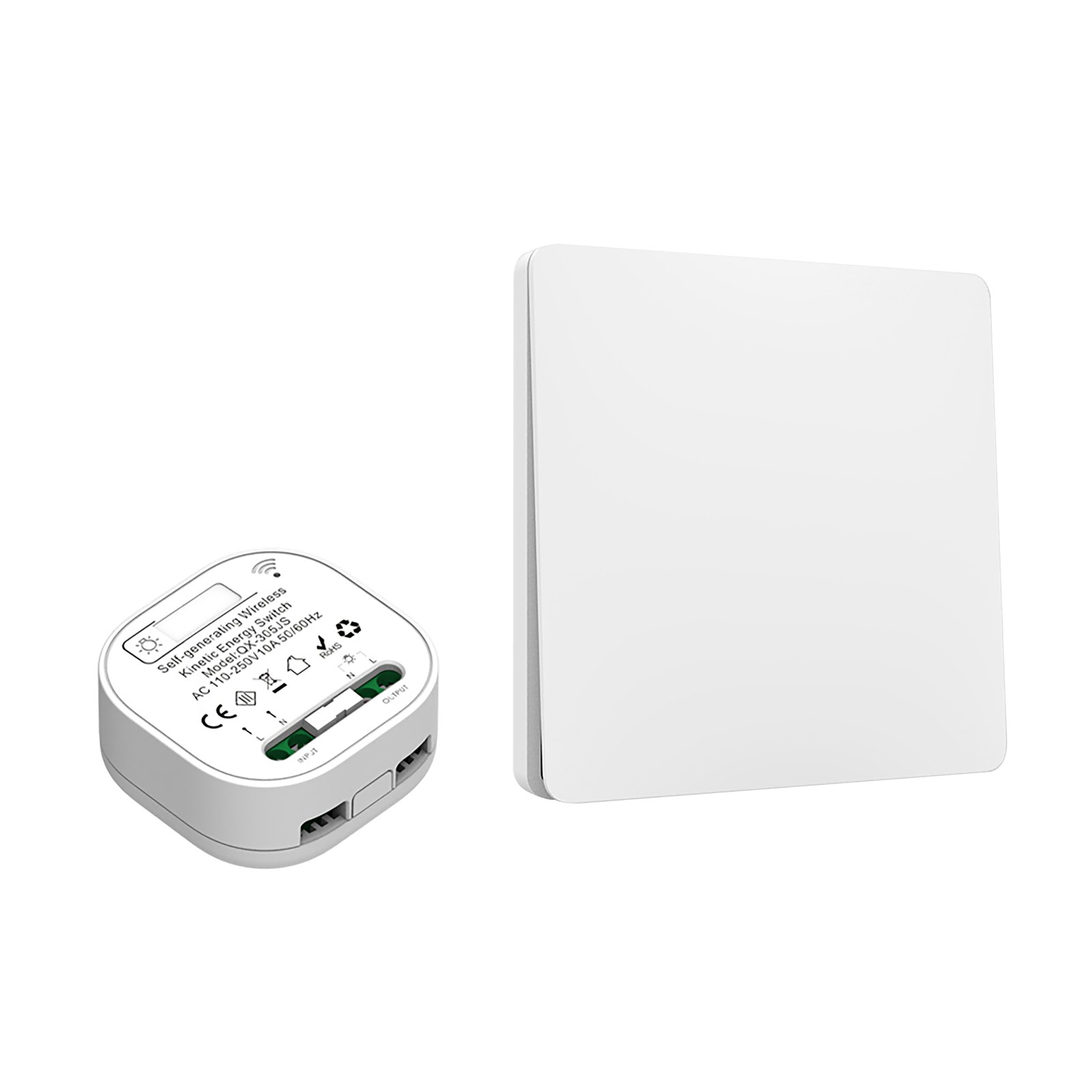Brand New Wireless Remote Control Kinetic Self-powered No Battery Wall Panel