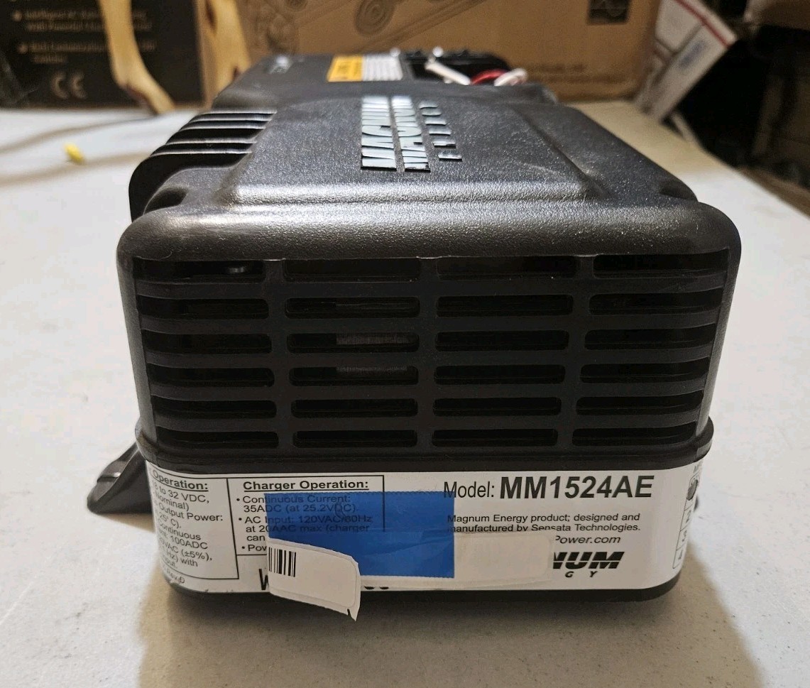 Magnum MM1524AE 1500W 24V Modified Sine Wave Inverter Charger Open Box Demo