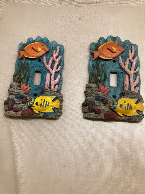 Various Light Switch Covers Decorative Wall Plates Metal Ceramic Plastic