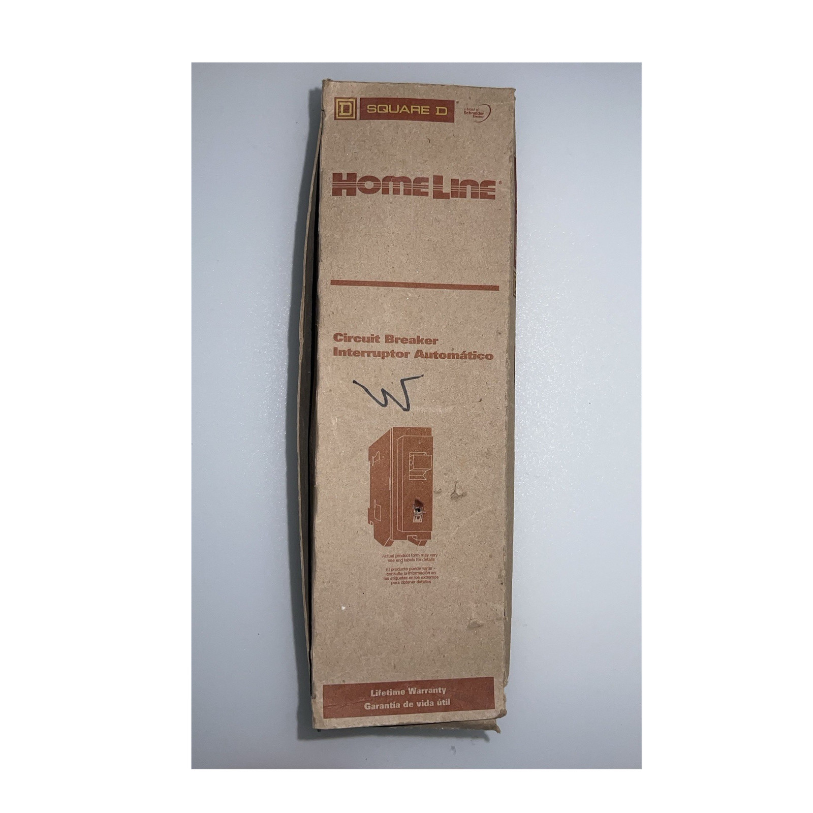 5 Pack Square D HOM215 15A 2-Pole Homeline Plug-On Breakers