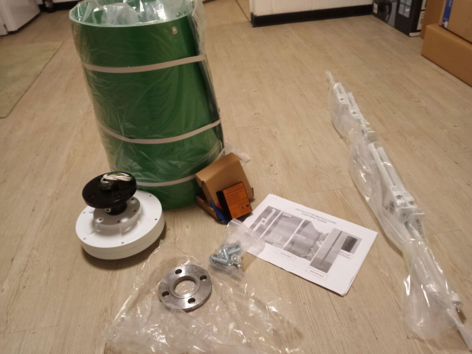 800W Vertical Wind Turbine 12V -48V Savonius Silent Windmill Generator Kits