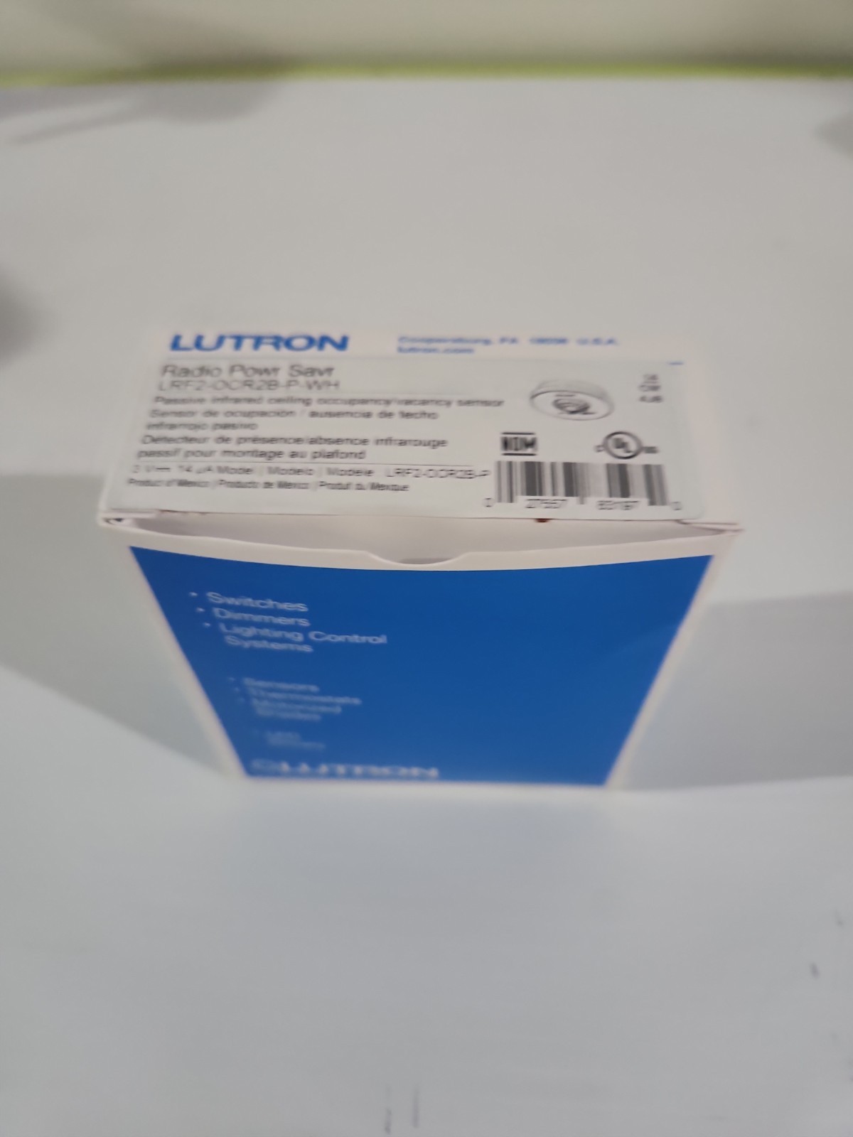 LUTRON LRF2-OCR2B-P-WH 120V Wireless Ceiling Sensor – White