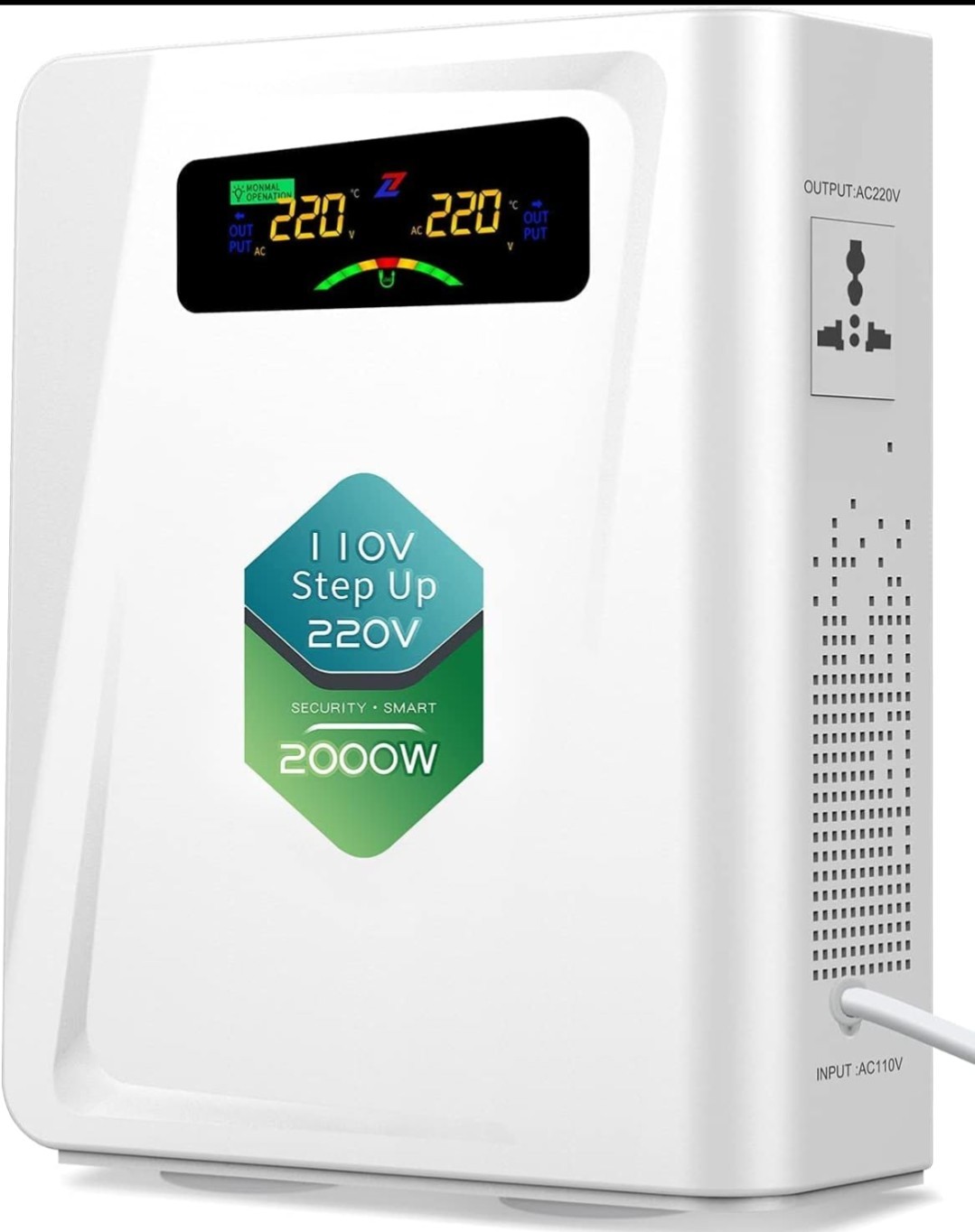 2000W Step Up Voltage 110v to 220v Converter, Heavy Duty Power…
