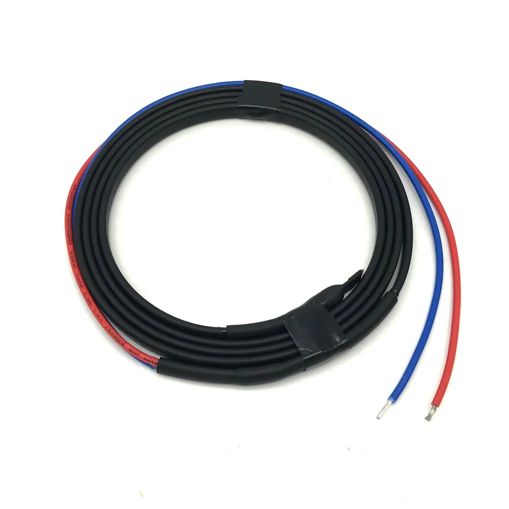 DC12V Pipe Heating Cable 1-5m Self-Regulating Anti-Freeze Low Voltage Wire 40cm