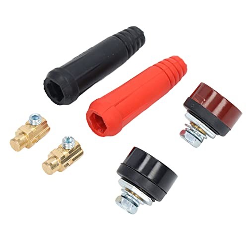 12Pcs Quick Connect Welding Connectors Plug and Socket Set Welding Cable Panel