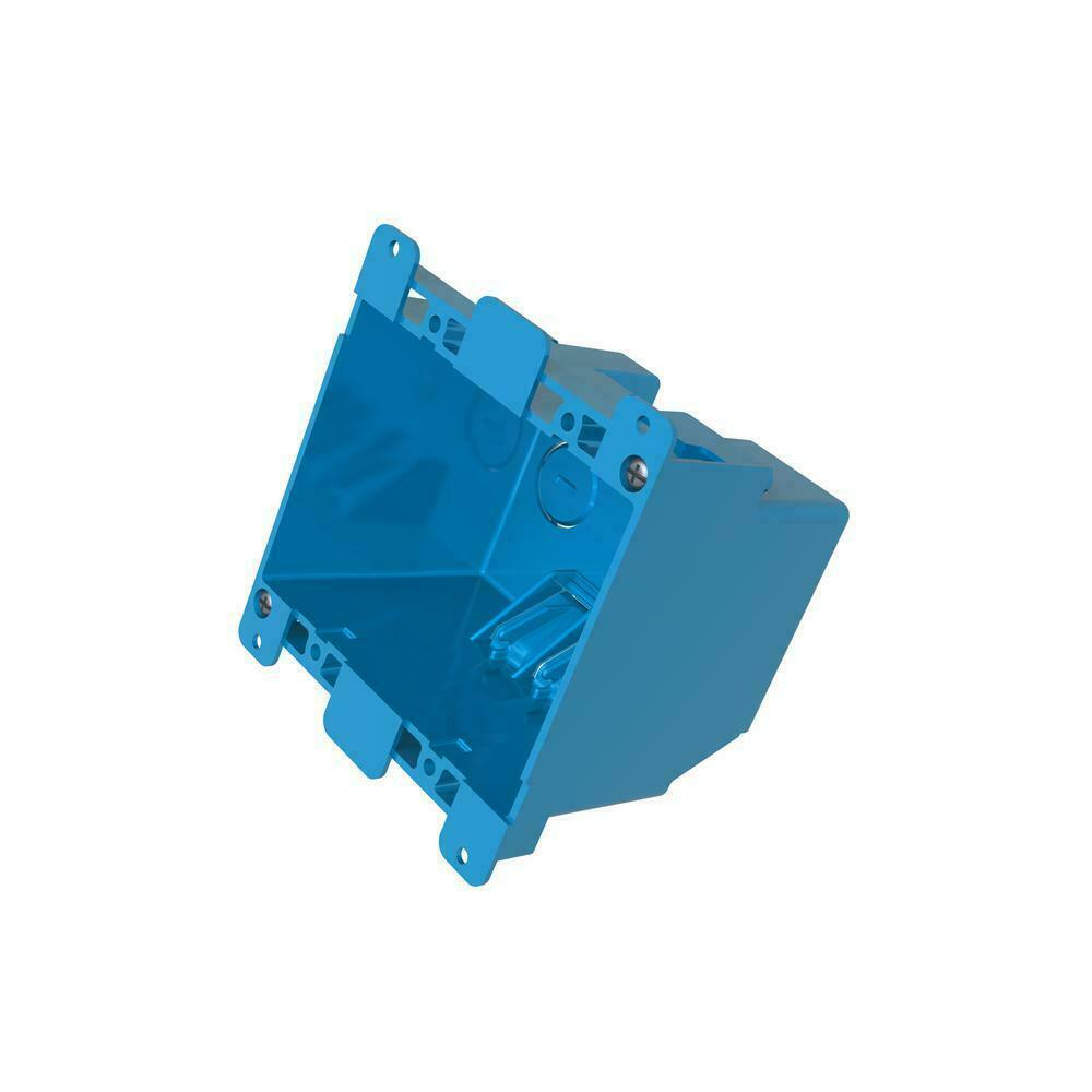 NEW CARLON 2-Gang 25 cu. in. Blue PVC Old Work Electrical Switch and Outlet Box