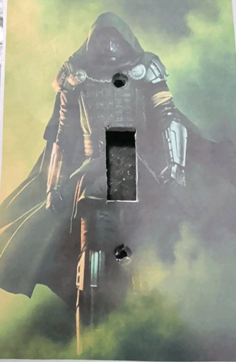 Custom Handmade – Dr. Doom 2026 – Light Switch Covers Various Styles