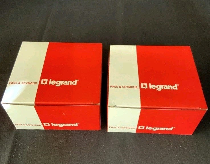 New Legrand Pass & Seymour TP26-W TM WALL PLATE, 1-Gang, White- Box of 20