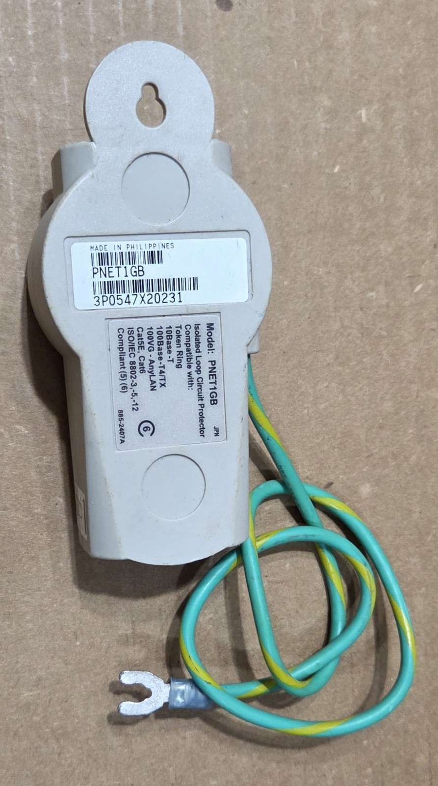 NEW APC ProtectNet Ethernet Token Ring Port Surge Protector For 1GB No Box