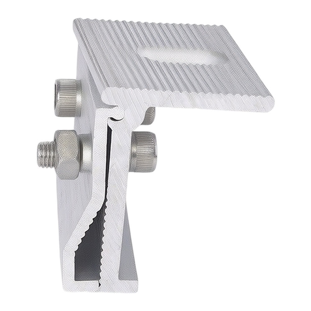Roof Folding Clamp for PV Panel Mounting Aluminium Alloy Construction 1-4 pcs