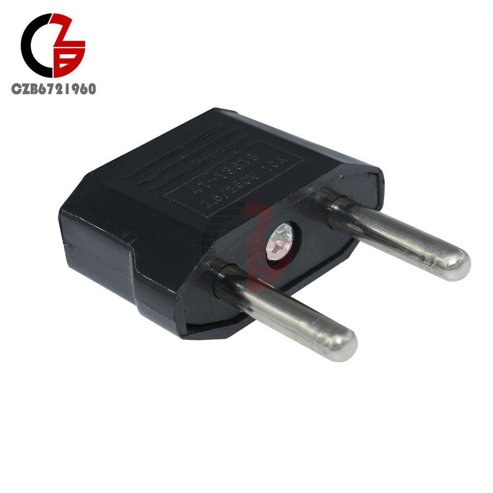 5PCS US/USA to European Euro EU Travel Charger Adapter Plug Outlet Converter Set