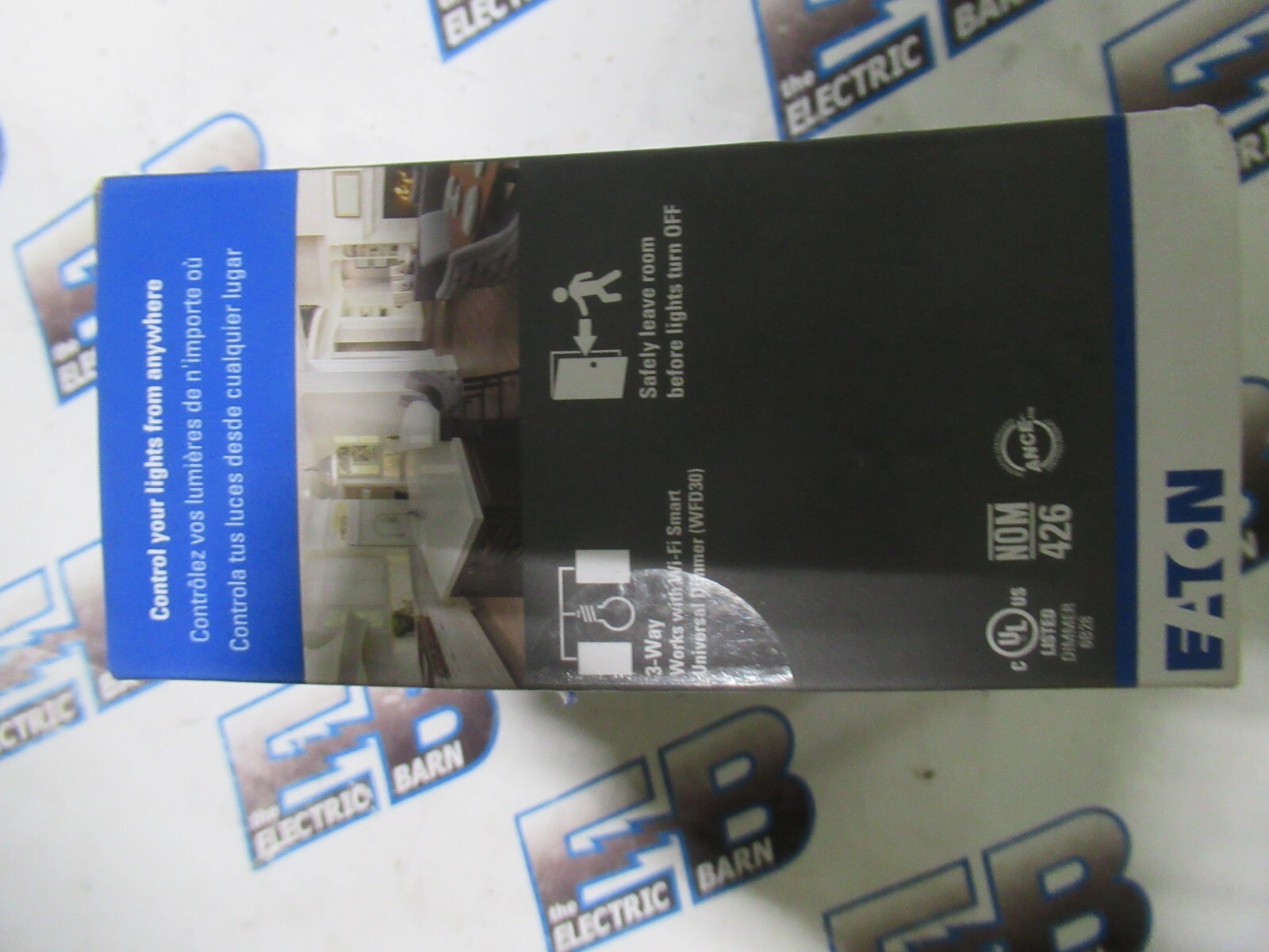 Eaton WACD-C2 Accessory Dimmer Connects to Wifi 1 Pole, 3-WAY -NEW-B