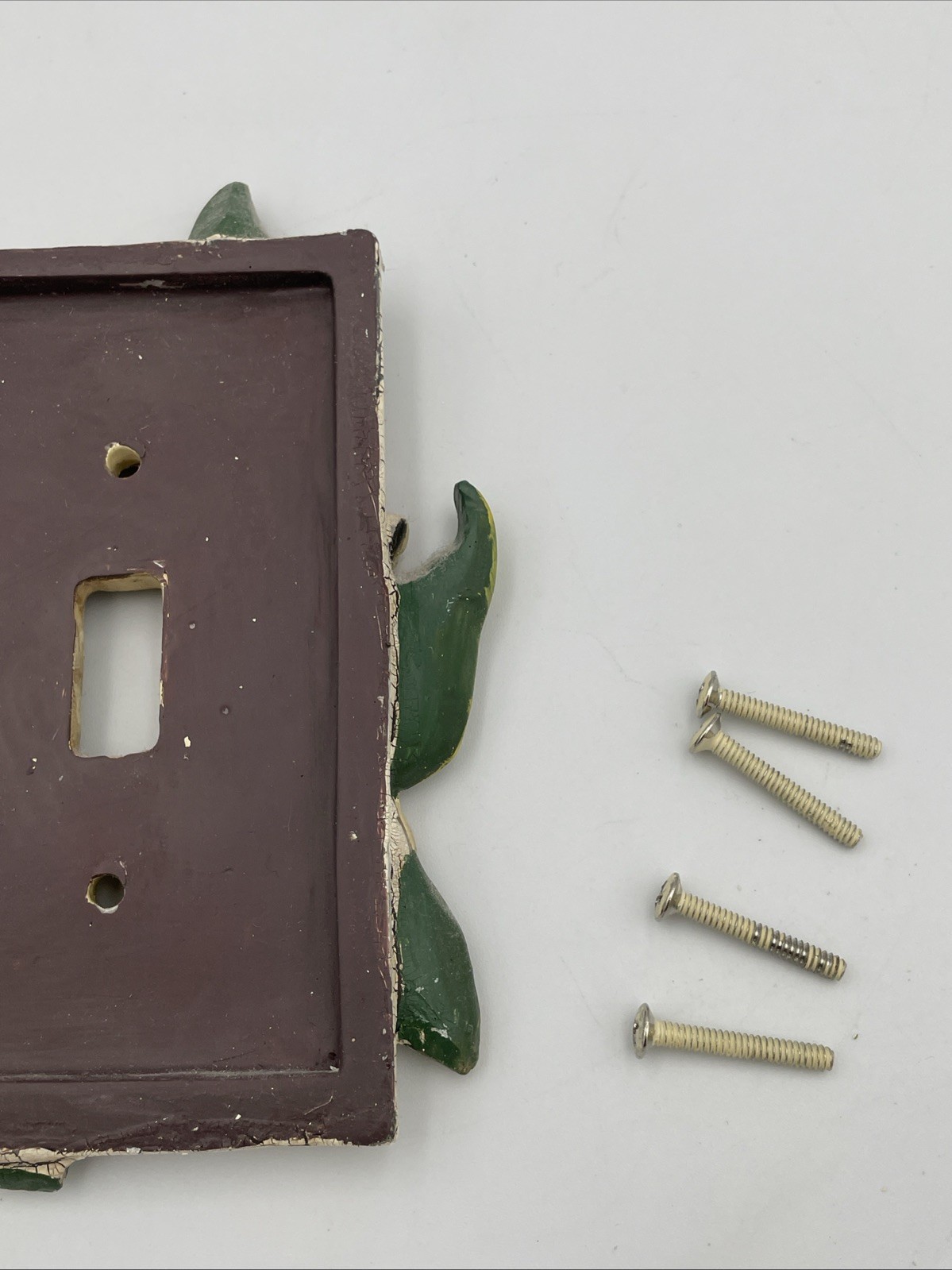 Vintage 3D Resin Sunflower Light Switch Cover Beautiful Rare T7