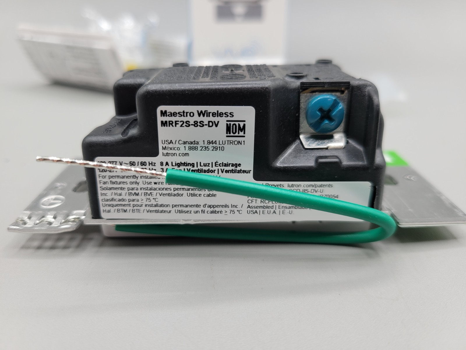 Lutron MRF2S-8S-DV-WH Maestro Vive Wireless LUT-MLC RF Multi Location Switch