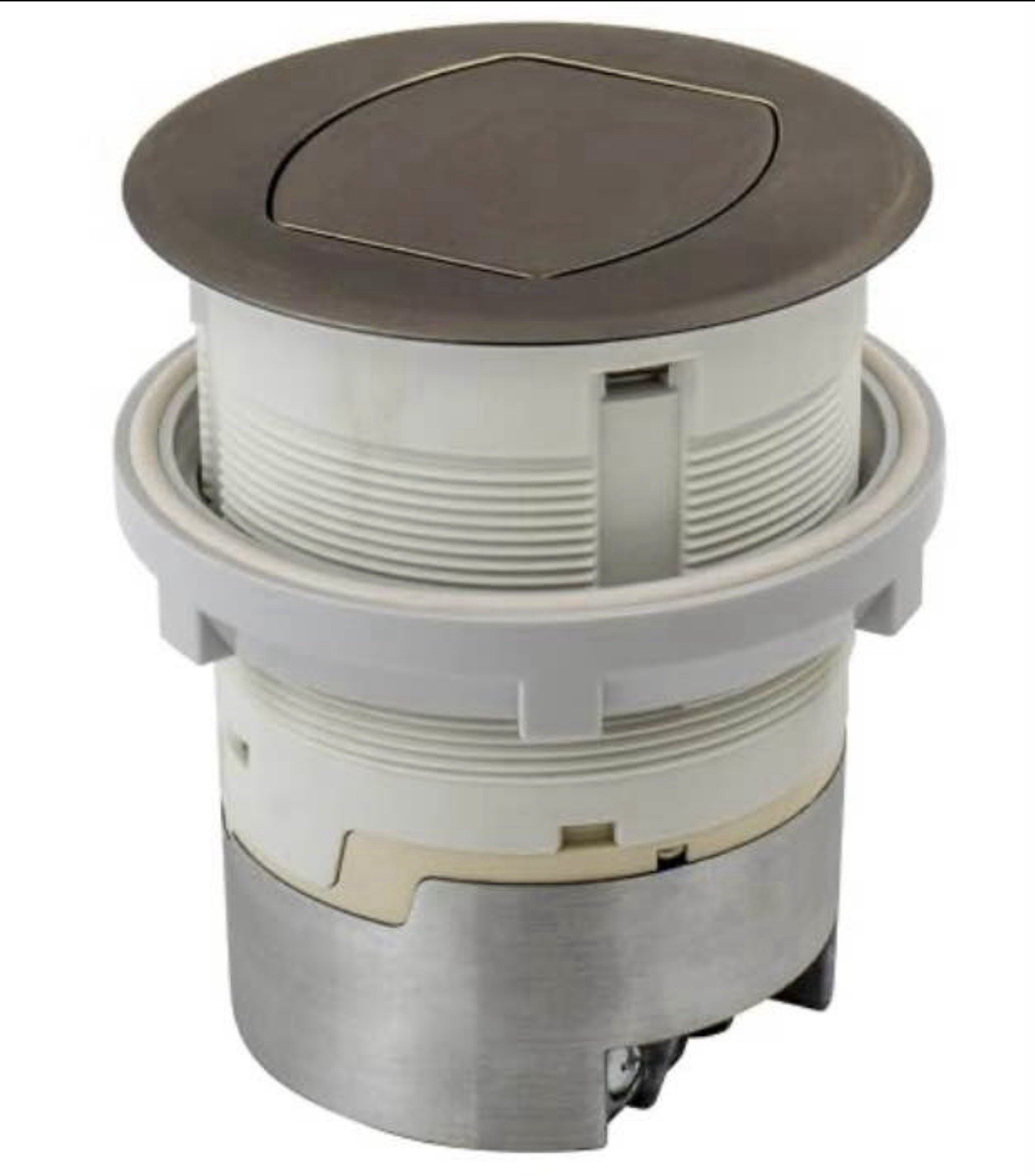 Hubbell RCT200BZE 15A 125V Kitchen Countertop Surface Mount 2-Outlet Bronze