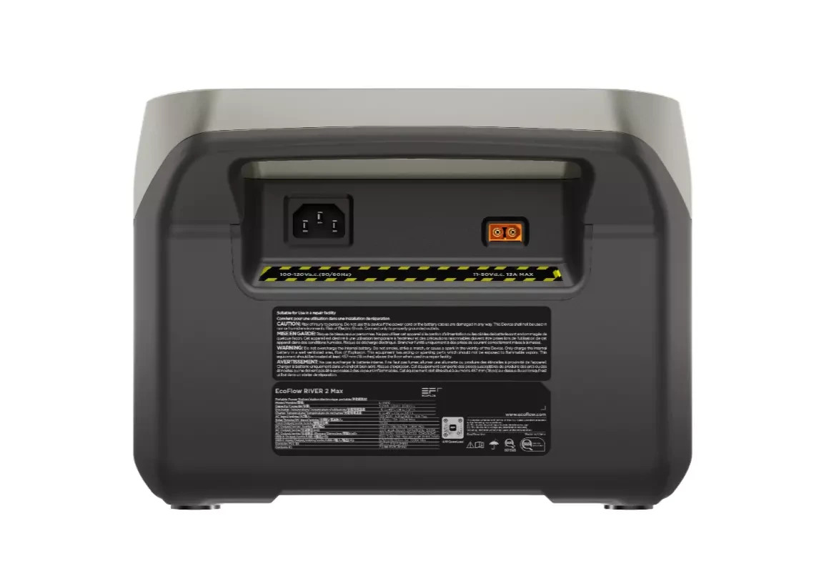 EcoFlow River 2 MaxPower Station 512Wh Portable Outdoor Solar Generator MultiUse