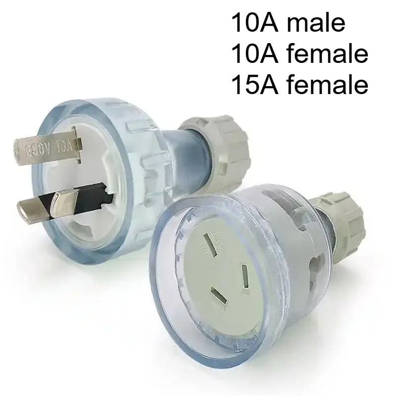 1Pcs Rewirable Plug Socket Australian Female Socket 3 Prong Electrical Socket Gr