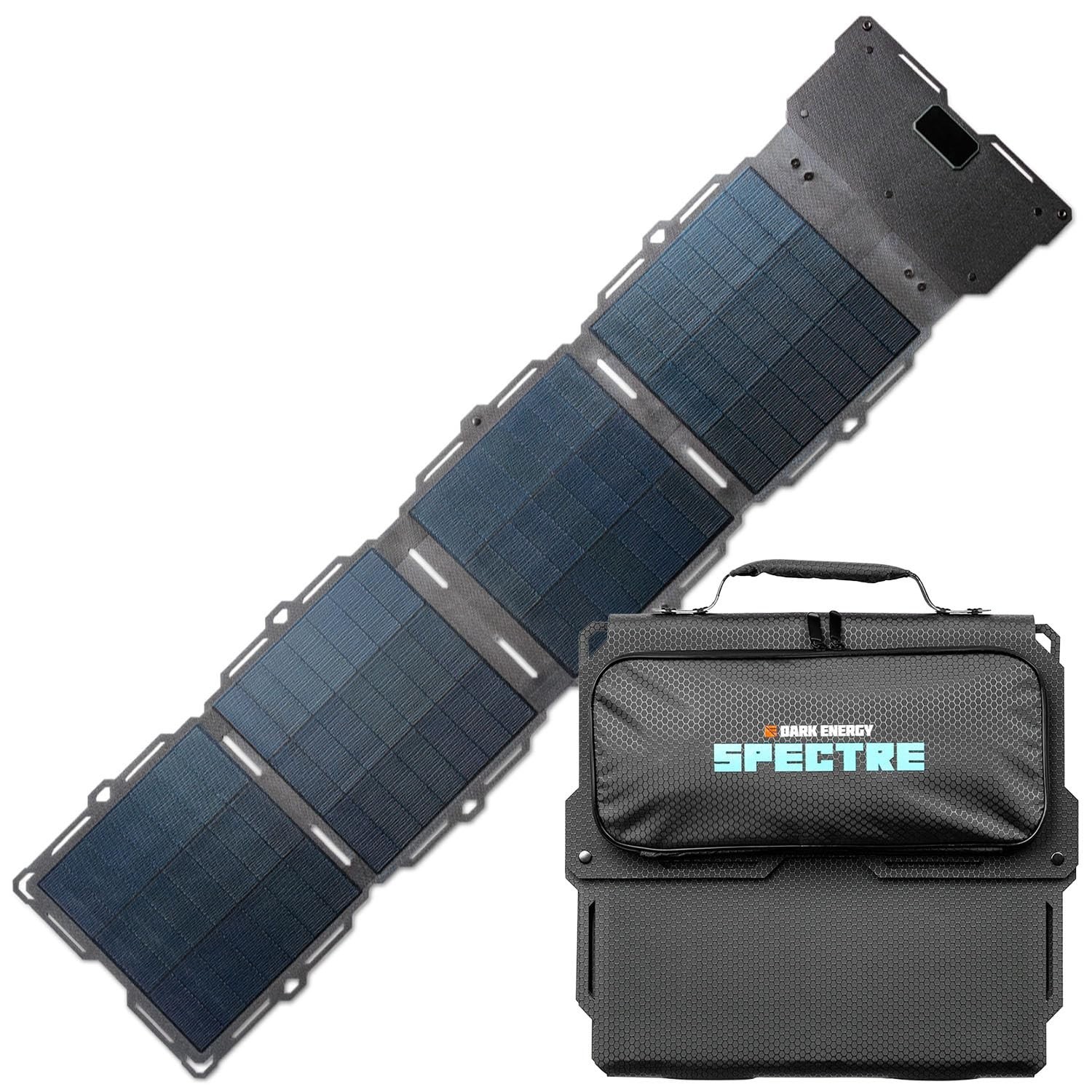 Dark Energy Spectre Folding 56W Solar Panel | Ultra-Durable and IPX7 Waterproof