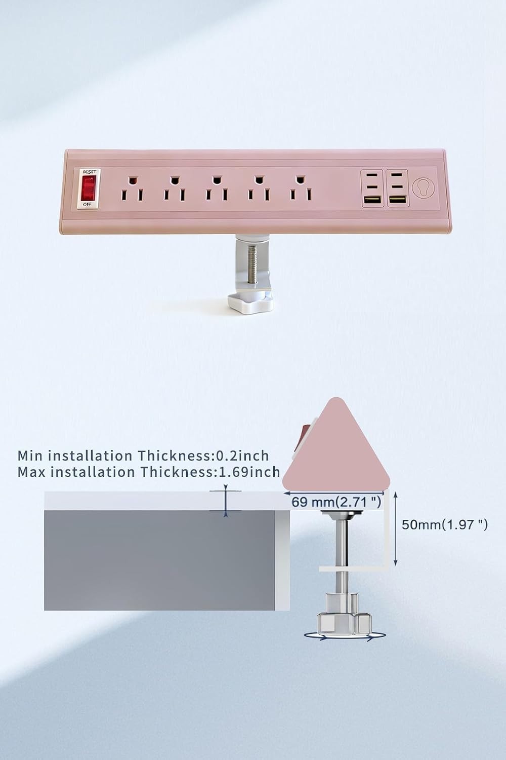 Professional Surge Protector, 1800J Protection, V0 Housing