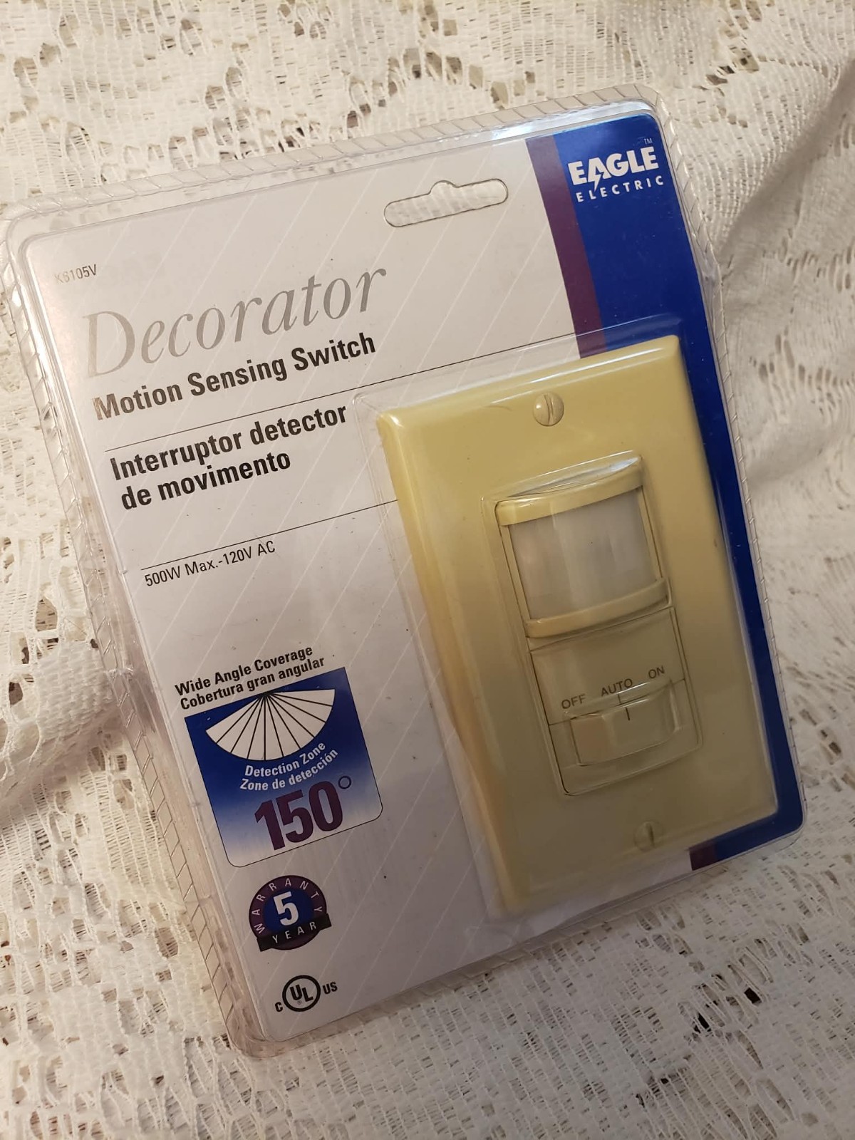 Brand New ~ Eagle Electric Motion Sensing Switch Interrupter Detector 500w max ~