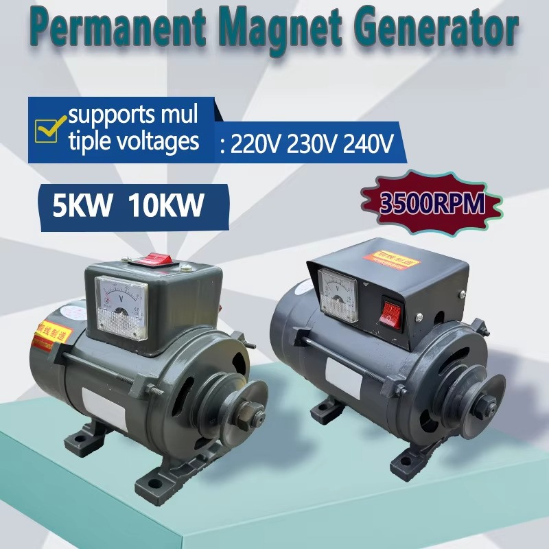 Generator Alternator Dynamo AC 220V Permanent Magnet 10000W Free Energy