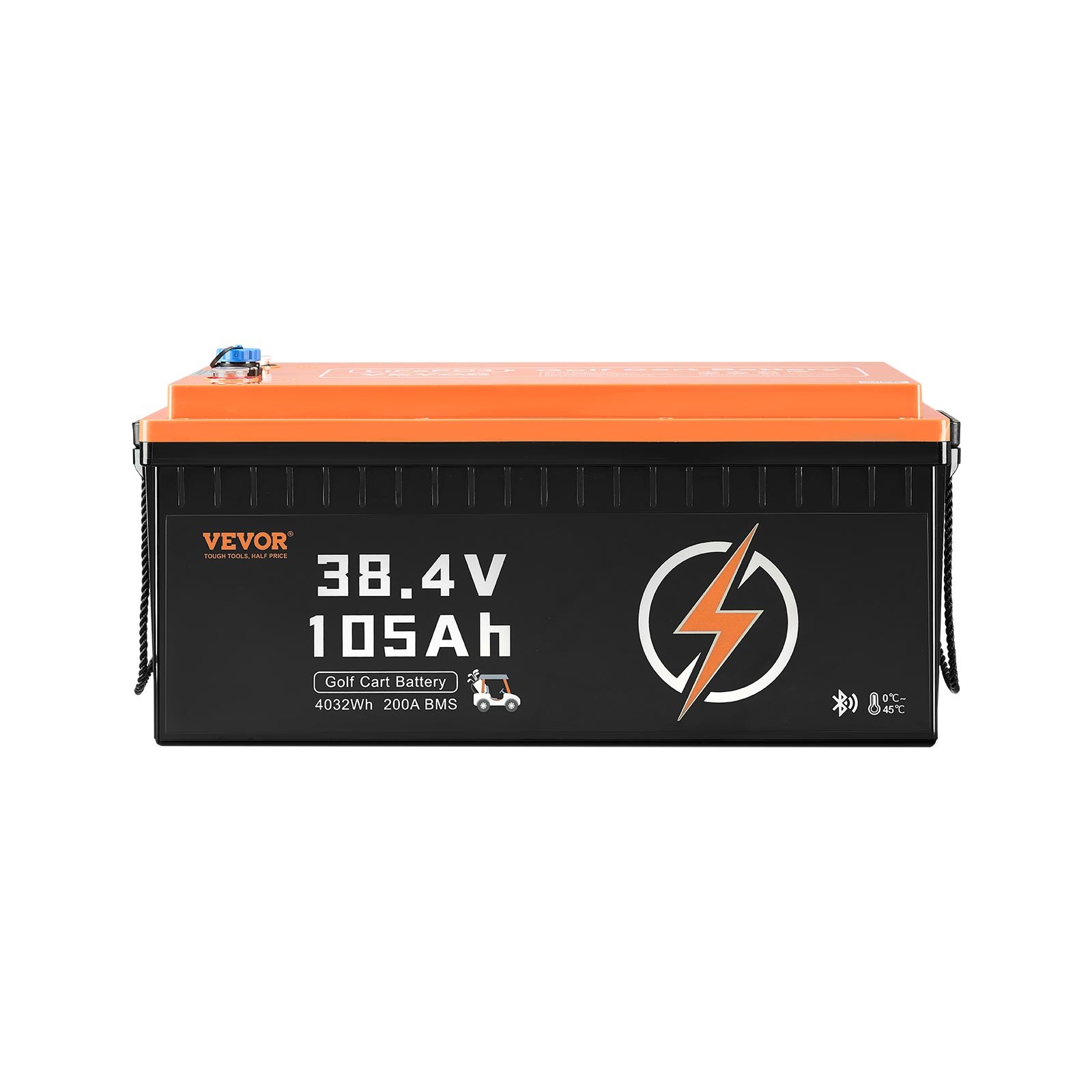 VEVOR 36V 105Ah Golf Cart Lithium Battery 20A Charger LCD Monitor & 4000+ Cycle