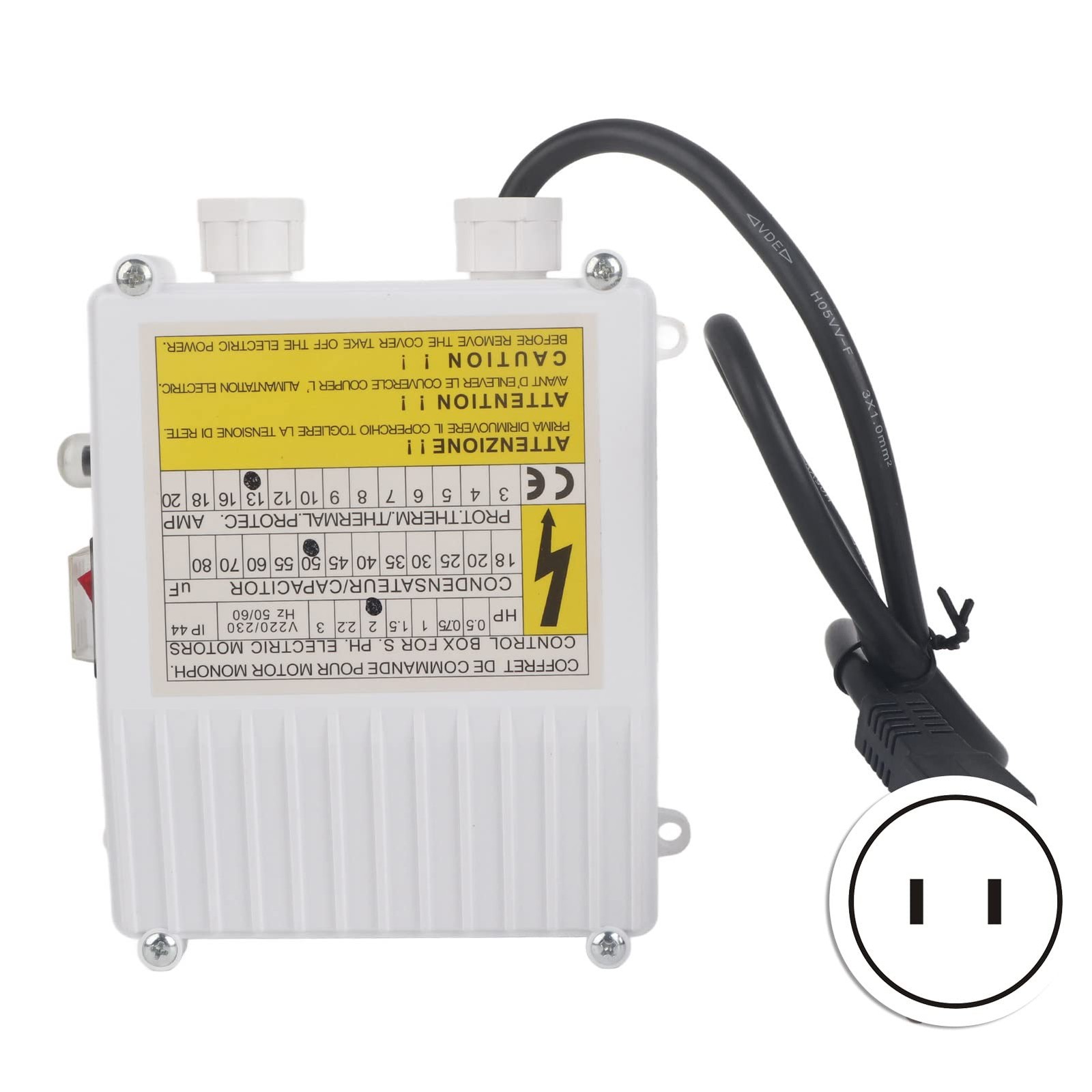 Klanata 2HP Submersible Pump Controller, 80uf 25A Control Box for Deep Well…