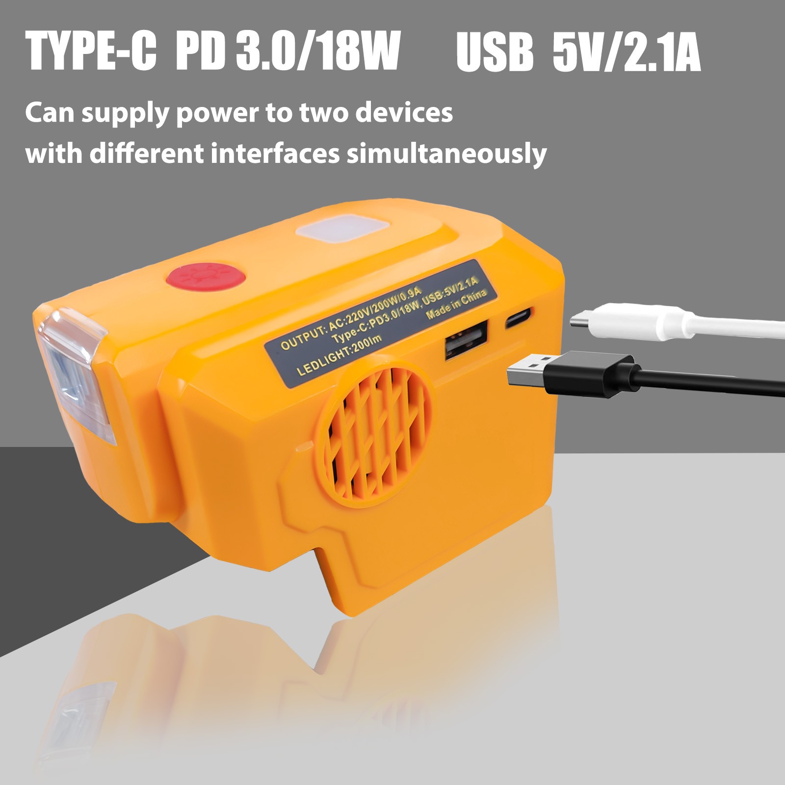 DEWALT 18-20V Inverter Kit for Cordless Tools (Battery Not Included)